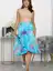 Юбка Морская волна (бирюзовая) Ю14076-4М