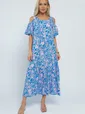 Платье Марианна (сине-розовое) П15348-5М