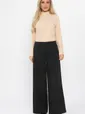 Брюки палаццо Настроение города (черные) Б14508-8М
