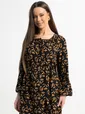 Платье Аура с поясом (черное) П15121-10М