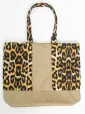 Сумка Шопер (бежевый/лео) СШ04