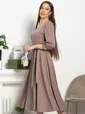 Платье трикотажное Ирина НЬЮ (кофе) П15220-9М