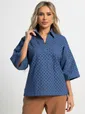 Блуза Ветерок (синяя) Б15520-16М