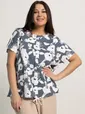 Блуза Верия (синяя) Б15701-20М