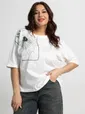 Блуза Злата (белая) Б15525-4М