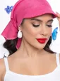 Косынка с козырьком (фуксия) КК58
