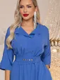 Платье с поясом Доминанта НЬЮ (васильковое) П14344-16М