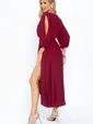 Платье Танго вдвоем (бордовое) П11824