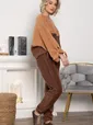 Костюм флисовый Уютный дуэт (шоколадный) К14966-10М