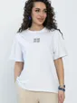 Футболка Аника (белая/коты) Б13493-20М
