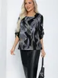 Джемпер Дэрби (черный/штрихи) Б12448-10