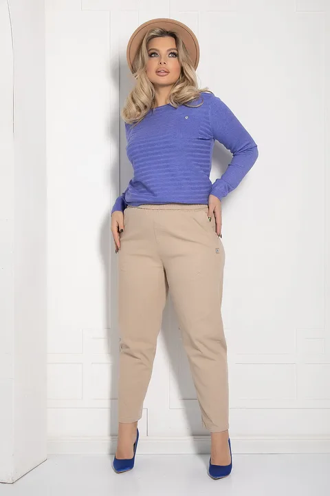 Джинсы Страсбург (бежевые) Б12714-12