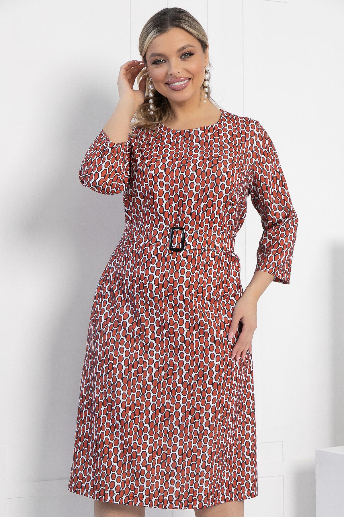 Платье Эпоха моды (терракотовое) П12759-25М