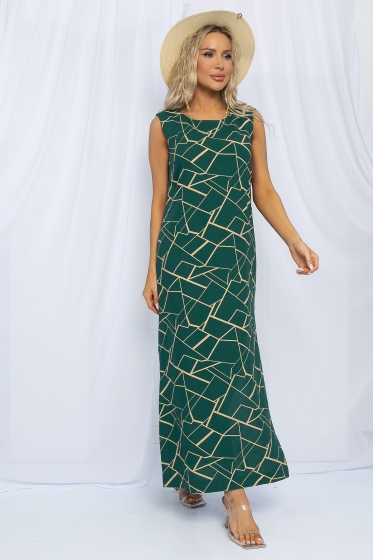 Платье Дария (изумруд) П13481-1М