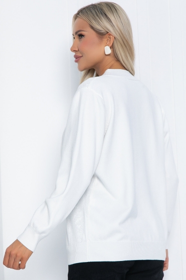 Джемпер Карамелька (белый) Б12519-4