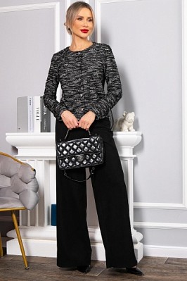 Костюм с брюками Марлин (черный) К14659-10М Костюм с брюками Марлин (черный) К14659-10М