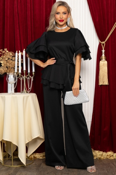 Костюм праздничный Шепот сердца (черный) К14796-5М