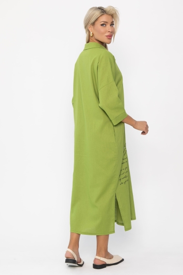 Платье Мирослава (зеленое яблоко) П13702-7М Платье Мирослава (зеленое яблоко) П13702-7М