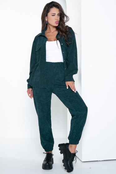 Костюм "На пульсе моды" (изумруд) К2585