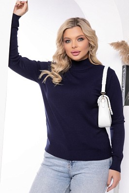 Водолазка Осенняя история (темно-синяя) Б14554-20М