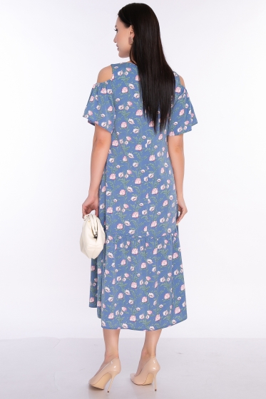 Платье "Марианна" (синее) П3376