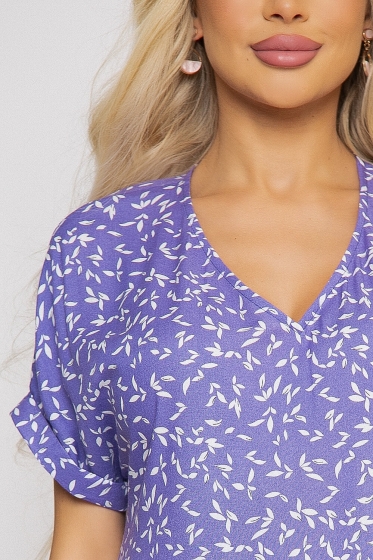 Платье "Герда" (васильковое) П3862