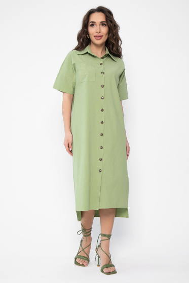 Платье Фруктовый коктейль (фисташка) П13588-18М