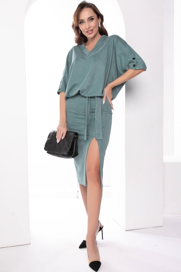 Платье "Вэнсдей" (мята) П8283