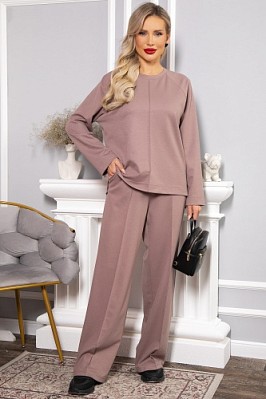 Костюм трикотажный Осенний комфорт (коричневый) К14680-30М Костюм трикотажный Осенний комфорт (коричневый) К14680-30М