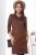 Платье "На элеганте" П7247 (коричневый) Платье "На элеганте" П7247 (коричневый)